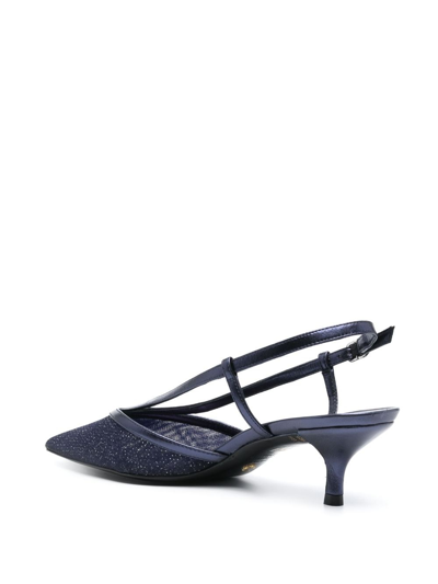 Stuart Weitzman Noche Slingback 65mm Pumps In Blue