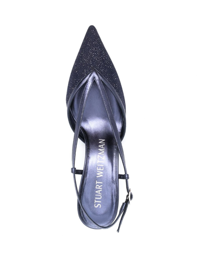 Stuart Weitzman Noche Slingback 65mm Pumps In Blue