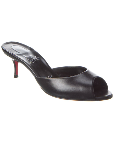 Shop Christian Louboutin Me Dolly 55 Leather Sandal In Black