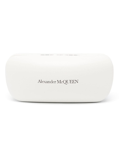 Alexander Mcqueen Women Dark Brown Square Sunglasses, Onesize Luxury Sunglasses For Women Darveys In Multicolor