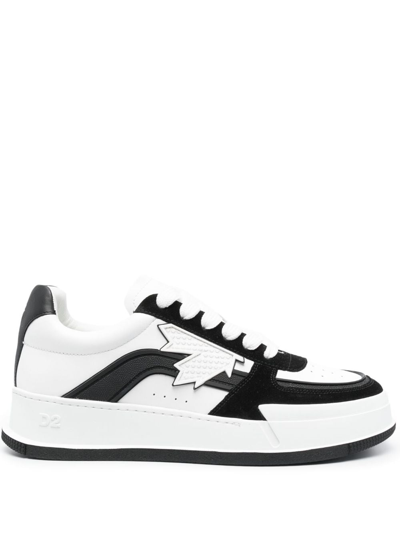 Shop Dsquared2 Canadian Low-top Sneakers In White