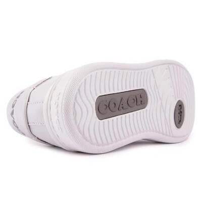 Pre-owned Coach Herren Lowline Signature Tennisschuhe Sneaker Weiãÿ