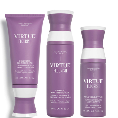 Shop Virtue Flourish Shampoo And Conditioner With Volumising Styler Bundle