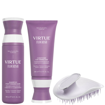 Shop Virtue Flourish Shampoo And Conditioner With Manta Brush Bundle