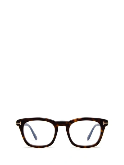 Shop Tom Ford Eyewear Eyeglasses In Dark Havana