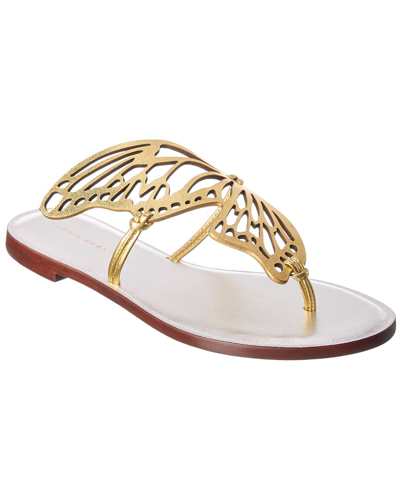 Shop Sophia Webster Talulah Leather Sandal In Gold