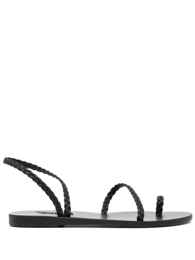 Shop Ancient Greek Sandals Eleftheria Open-toe Sandals In Black