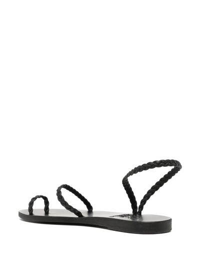 Shop Ancient Greek Sandals Eleftheria Open-toe Sandals In Black