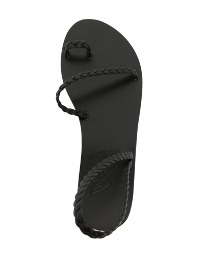 Shop Ancient Greek Sandals Eleftheria Open-toe Sandals In Black