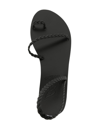 Ancient Greek Sandals Eleftheria Open-toe Sandals In Black