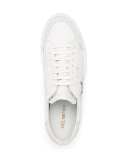 Shop Axel Arigato Clean 180 Leather Sneakers In White