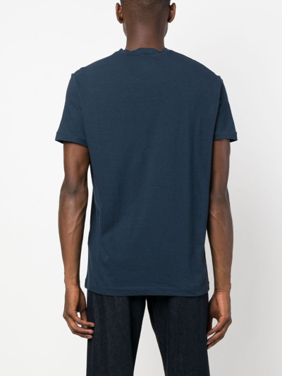 Dsquared2 Logo-print Cotton T-shirt In Blue