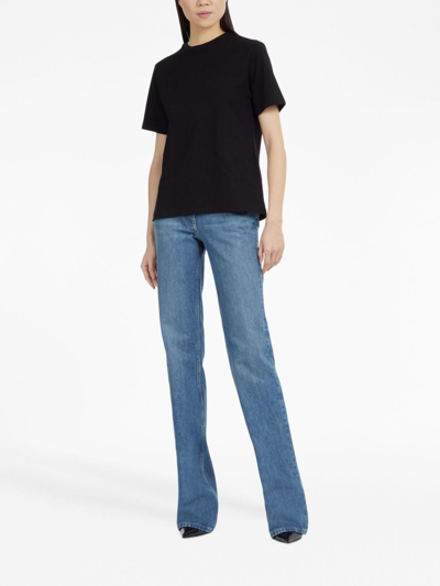 Shop Ferragamo High-waisted Flared Jeans In Blue