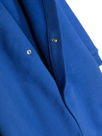 Shop Moschino Teddy Bear-motif Cotton Pajama In Blue