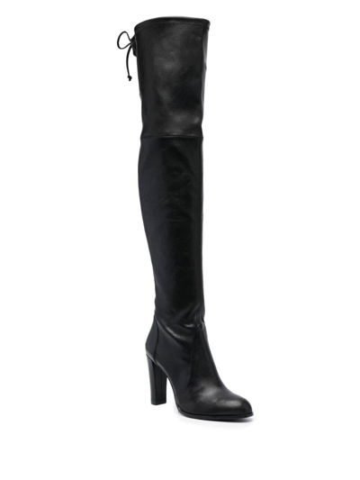 Stuart Weitzman Highland 95mm Over-the-knee Boots In Black
