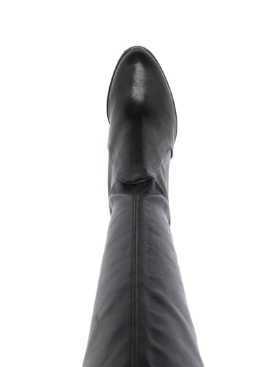 Stuart Weitzman Highland 95mm Over-the-knee Boots In Black