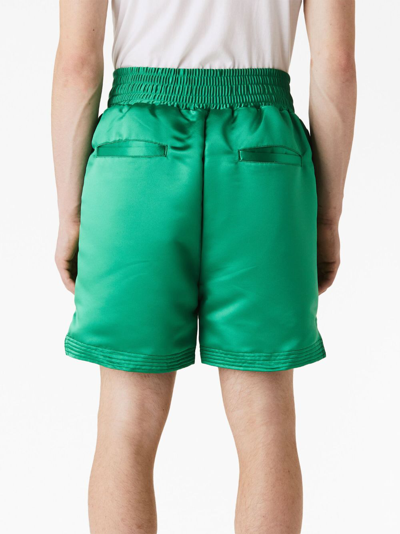 Shop Saint Mxxxxxx Graphic-print Boxing Shorts In Green