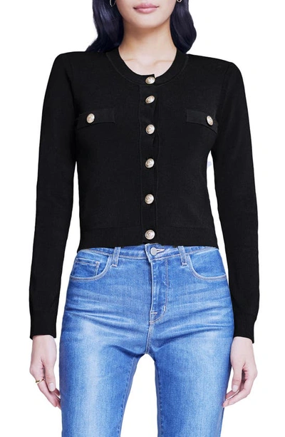 L'agence Toulouse Cardigan In Black