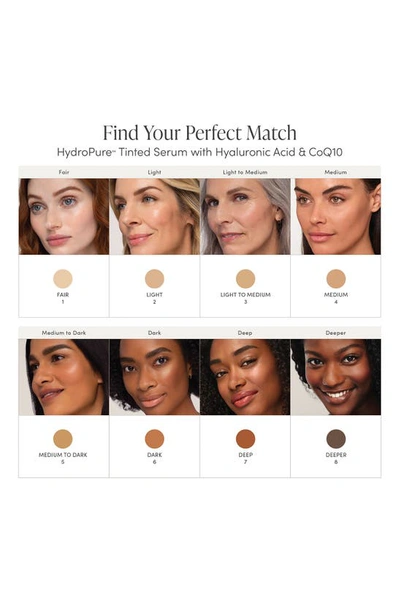 Jane Iredale Hydropure Tinted Serum With Hyaluronic Acid In Deeper 8