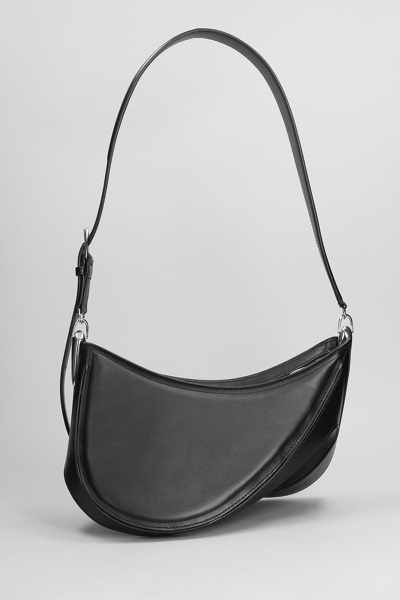 Shop Mugler Shoulder Bag In Black Leather