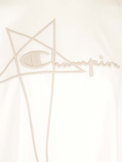 Shop Rick Owens X Champion Cw02c9229 Chjeg 11 In Bianco