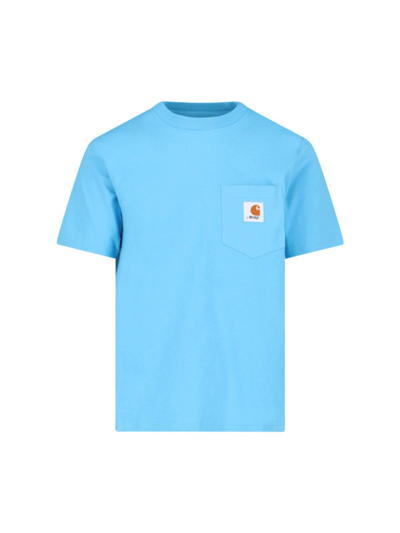 Shop Awake Ny X Carhartt Wip T-shirt Un Amor In Blue