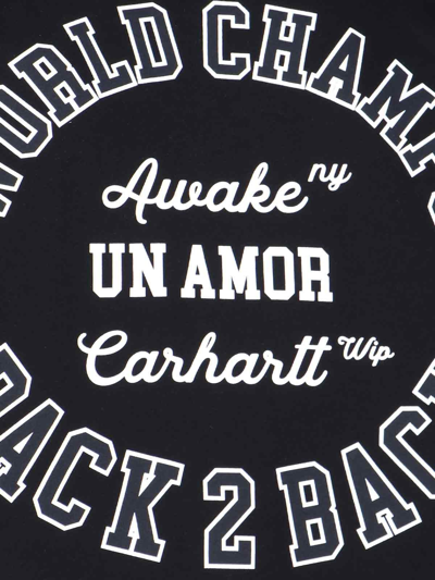 Shop Awake Ny X Carhartt Wip T-shirt Un Amor In Black