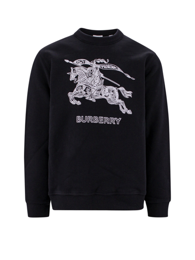 Shop Burberry Darby Sweater In Black