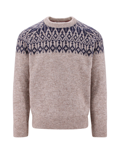 Shop Brunello Cucinelli Sweater In Beige