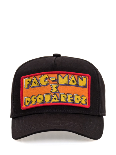 Shop Dsquared2 Pac-man X  Cap In Nero