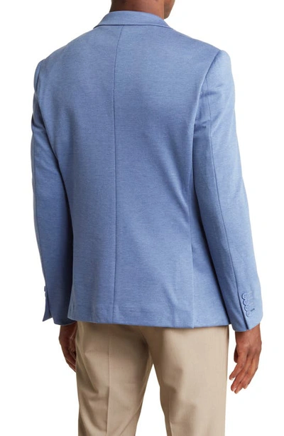 Tom Baine Notch Collar Two-button 4-way Stretch Jacket In Light Blue