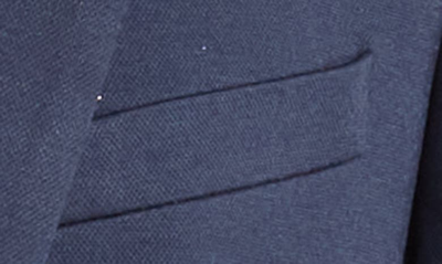 Tom Baine Notch Collar Two-button 4-way Stretch Jacket In Navy