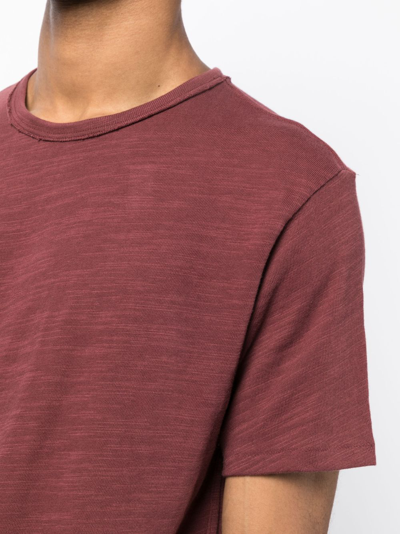 Rag & Bone Round-neck Cotton T-shirt In Brown