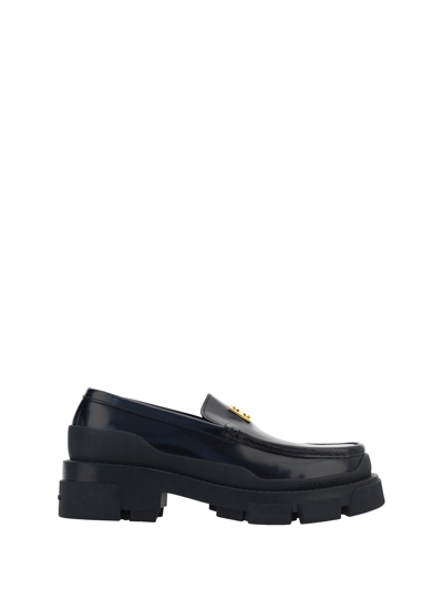 Shop Givenchy Terra Loafers In Black