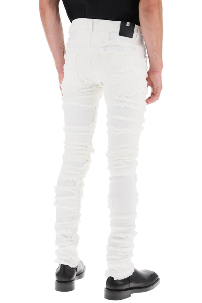 Shop Alyx Ripped Effect Skinny Jeans In White