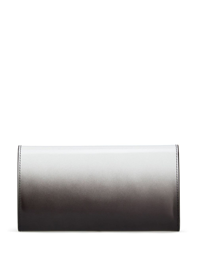 Shop Ferragamo Gancini-buckle Ombré-effect Wallet In White