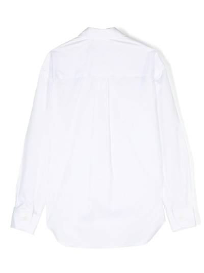 Shop Costumein Patch-pocket Cotton Shirt In White