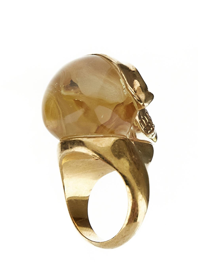 Shop Alexander Mcqueen Musk Skull Ring