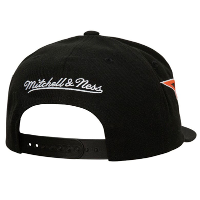 Shop Mitchell & Ness Black Philadelphia Flyers Double Trouble Lightning Snapback Hat