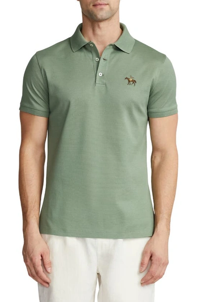 Ralph Lauren Purple Label Standing Horse Polo Shirt In Green Bay | ModeSens