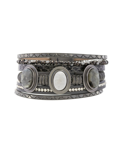Shop Saachi Stone Triplicity Bracelet