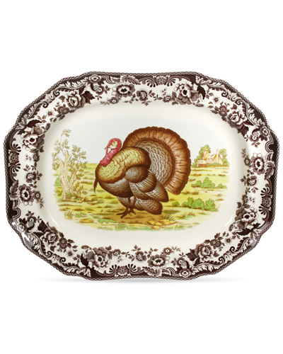 Shop Spode Woodland 19in Octagonal Turkey Platter