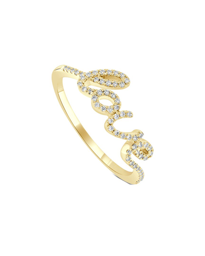 Shop Sabrina Designs 14k 0.16 Ct. Tw. Diamond Love Ring