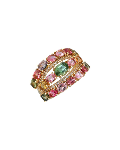 Tiramisu Vermeil 3.93 Ct. Tw. Gemstone Ring