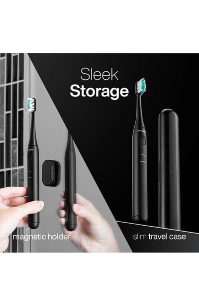 Aquasonic Icon Rechargeable Power Toothbrush In Black
