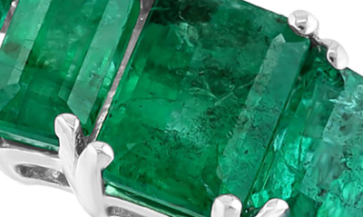 Shop Effy Sterling Silver Diamond & Semiprecious Stone Ring In Green