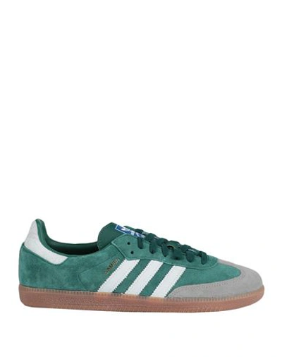 Shop Adidas Originals Samba Og Man Sneakers Green Size 11.5 Soft Leather