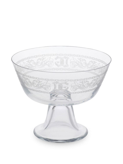 Dolce & Gabbana Logo-embossed Fruit Bowl In White
