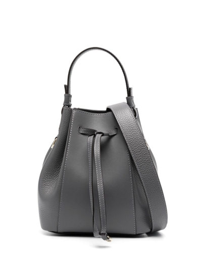 Furla Miastella Mini Leather Bucket Bag In Black