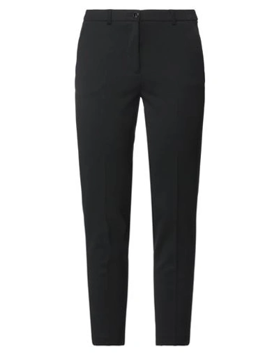 Shop Seventy Sergio Tegon Woman Pants Black Size 12 Polyester, Virgin Wool, Elastane